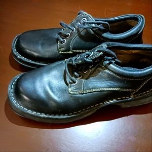 Vintage, black leather, Born boots.